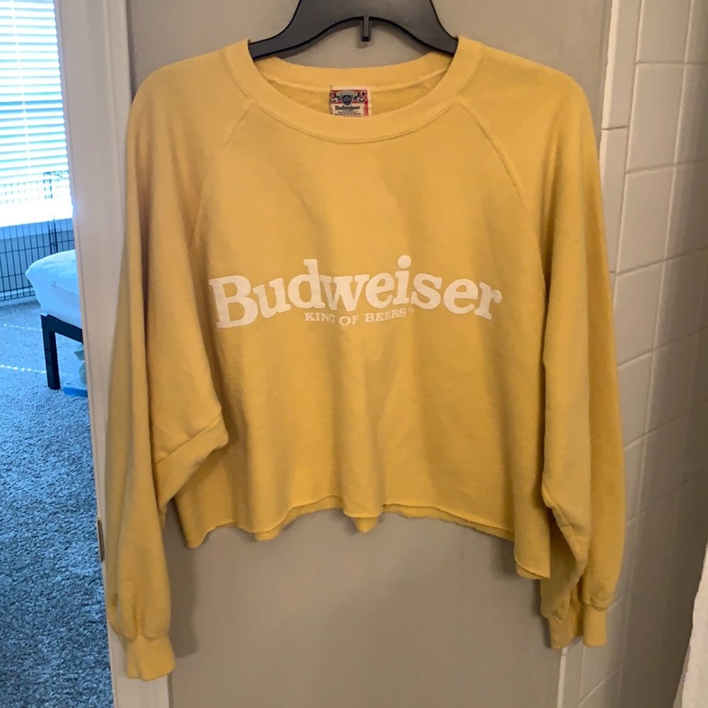 Vintage Budweiser Crew Neck Sweatshirt